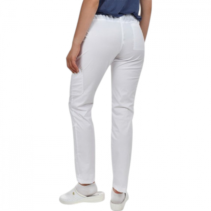 Pantaloni Dante albi de dama [2]