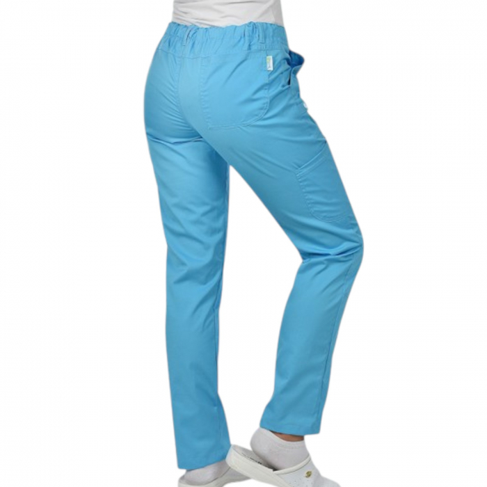 Pantaloni Dante turcoaz de dama [2]