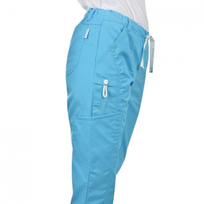 Pantaloni Dante turcoaz de dama [4]