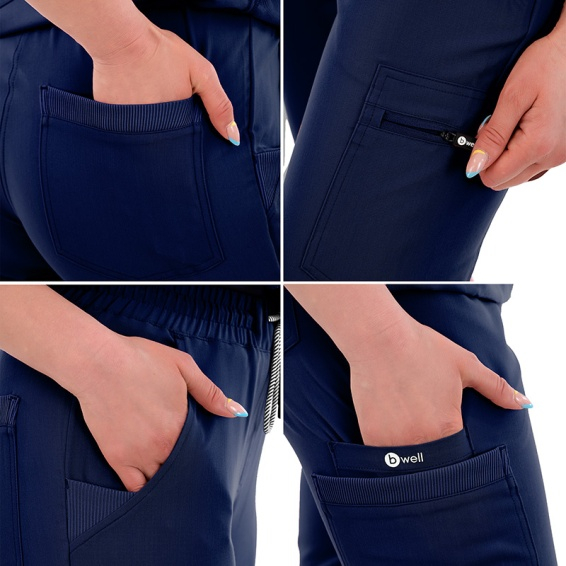Pantaloni tip jogger bluemarin - Ricci [2]