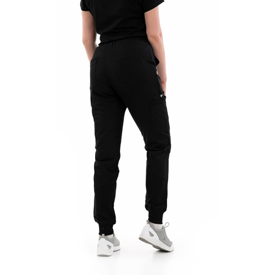 Pantaloni tip jogger negru - Ricci [2]