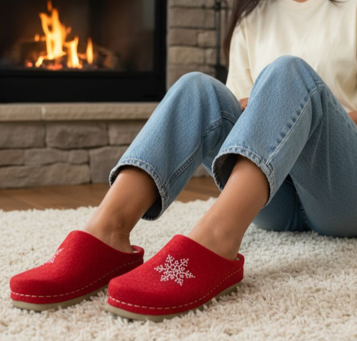 Papuci de casa Doss 446 rosu - dama [6]