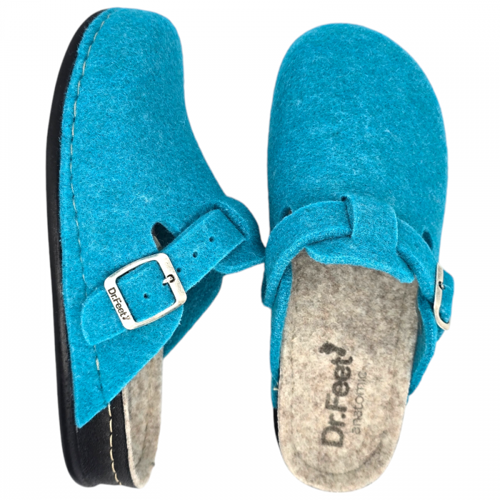 Papuci de casa Dr Feet 103 turcoaz - dama [4]