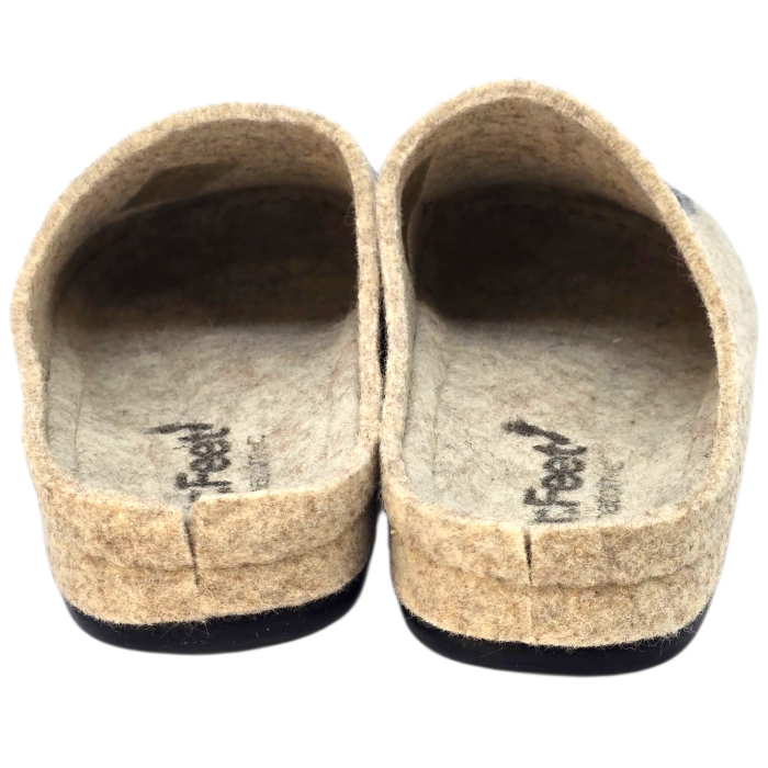 Papuci de casa Dr Feet 104 bej cu pisica - dama [4]