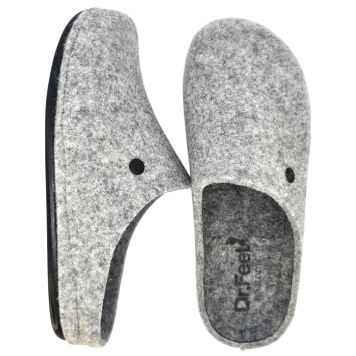 Papuci de casa Dr Feet 104 gri deschis - dama [5]