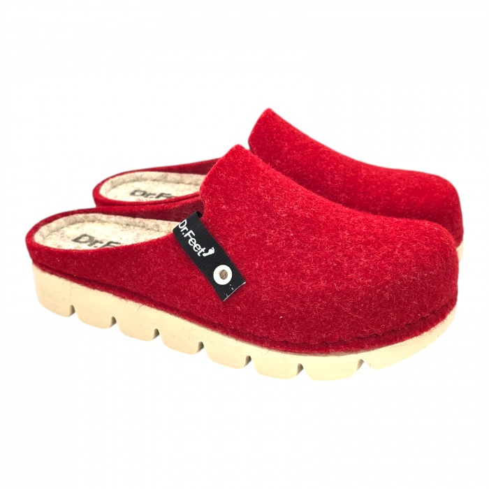 Papuci de casa Dr Feet 1107 rosu - dama [2]