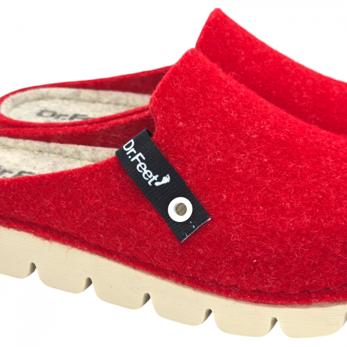 Papuci de casa Dr Feet 1107 rosu - dama [5]