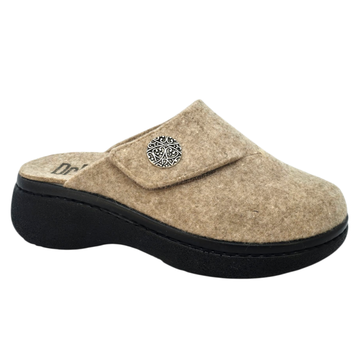 Papuci de casa Dr Feet 21008 bej - dama [1]