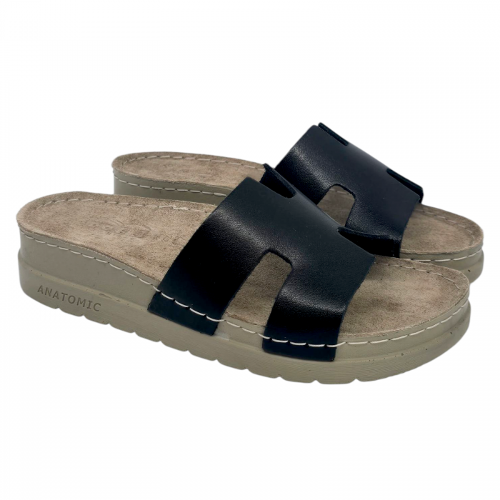 Papuci Doss 536 negru - dama [2]