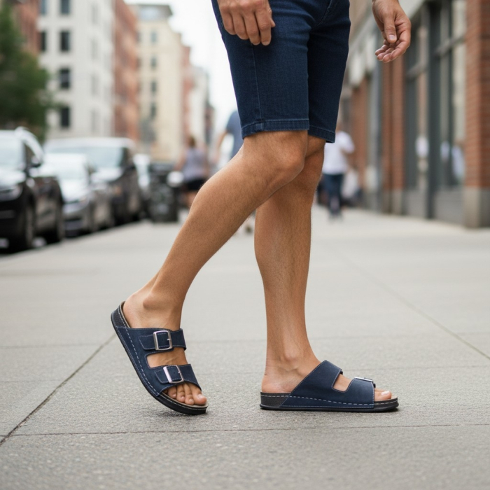 Papuci Doss 335 albastru - barbati [5]