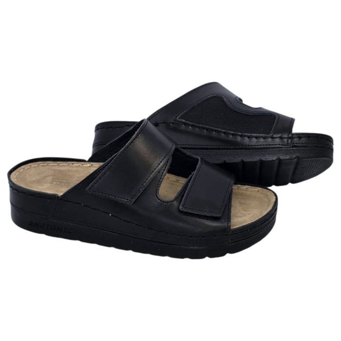 Papuci Doss 514 negru - dama - pentru picior cu monturi [2]