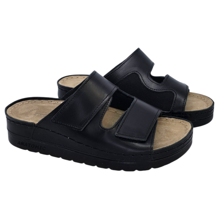 Papuci Doss 514 negru - dama - pentru picior cu monturi [3]