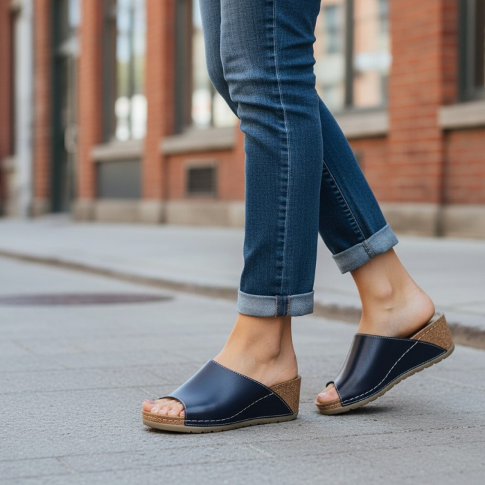 Papuci Doss 543 albastru - dama [5]