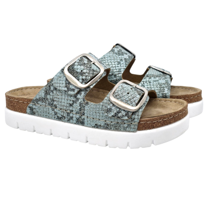 Papuci Doss 617 blue snake - dama [2]