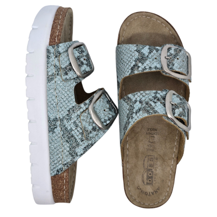 Papuci Doss 617 blue snake - dama [4]