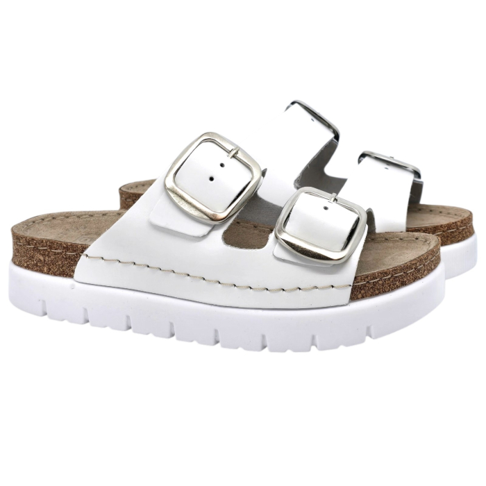 Papuci Doss 688 alb - dama [2]