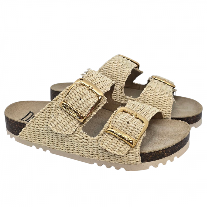 Papuci Dr Feet 16003 natural bej - dama [2]