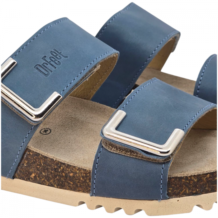 Papuci Dr Feet 16016 albastru - dama [3]