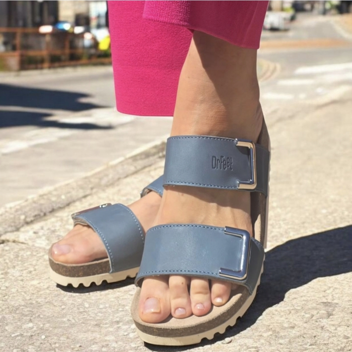 Papuci Dr Feet 16016 albastru - dama [7]