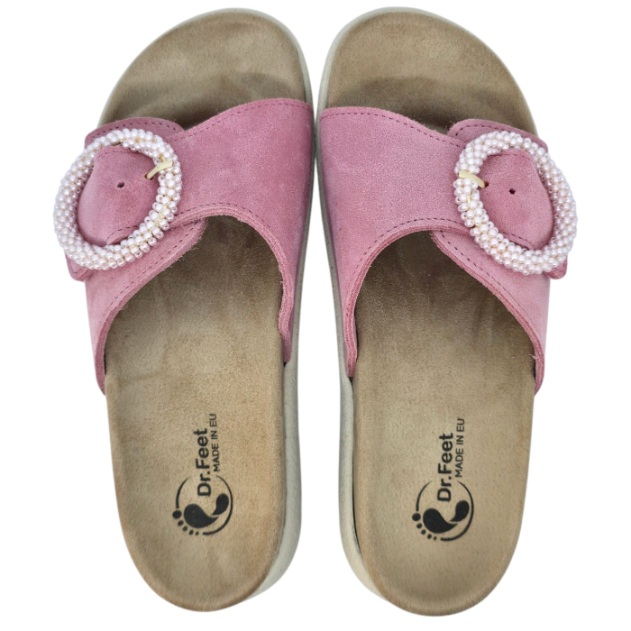 Papuci Dr Feet 16028 roz pudra - dama [4]