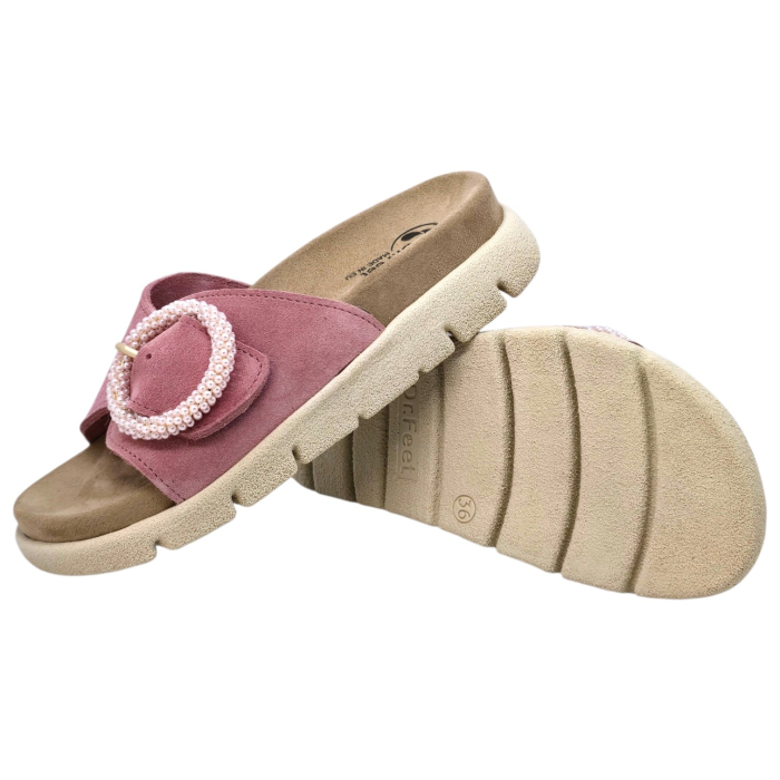 Papuci Dr Feet 16028 roz pudra - dama [3]