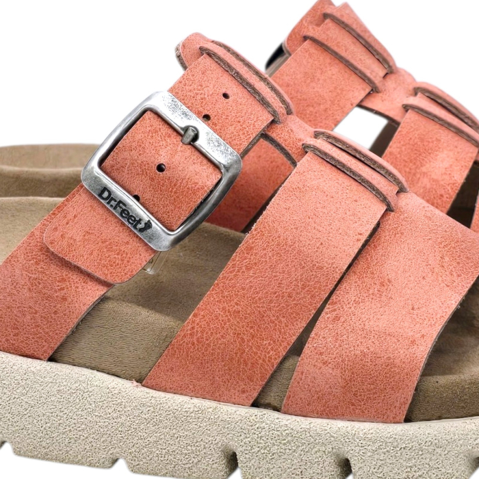 Papuci Dr Feet 16030 portocaliu - dama [3]