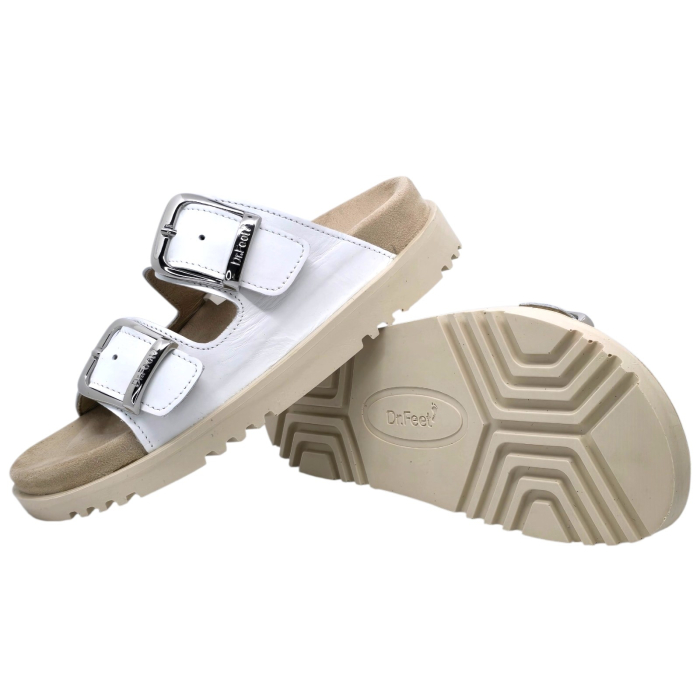Papuci Dr Feet 16033 alb - dama [4]