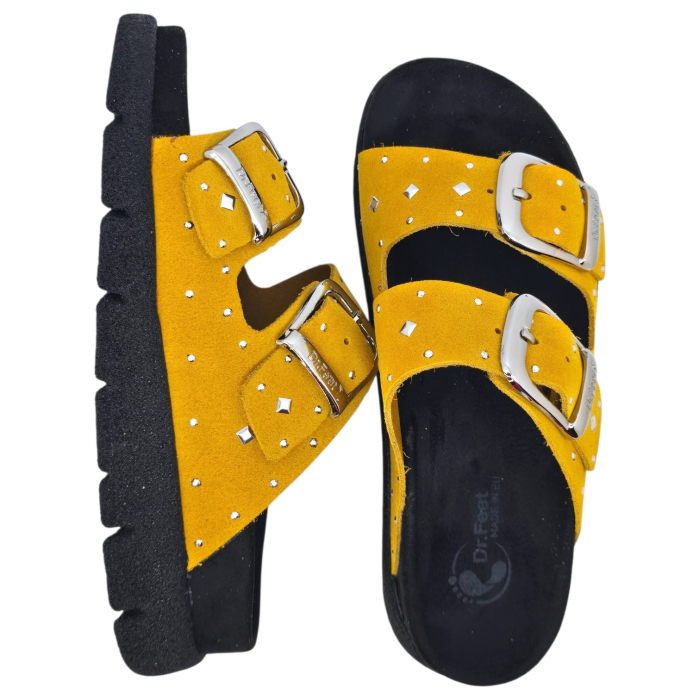 Papuci Dr Feet 16034 galben mustar - dama [5]