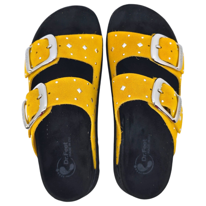 Papuci Dr Feet 16034 galben mustar - dama [4]