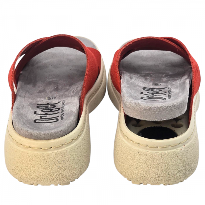 Papuci Dr Feet 18002 rosu - dama [4]