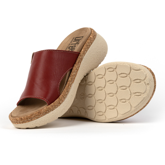 Papuci Dr Feet 21005 bordo - dama [5]