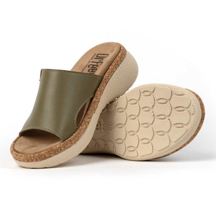 Papuci Dr Feet 21005 verde oliv - dama [5]