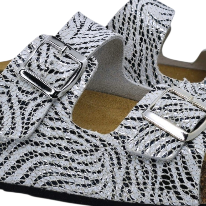 Papuci Dr Feet 23003 alb zebra - dama [6]