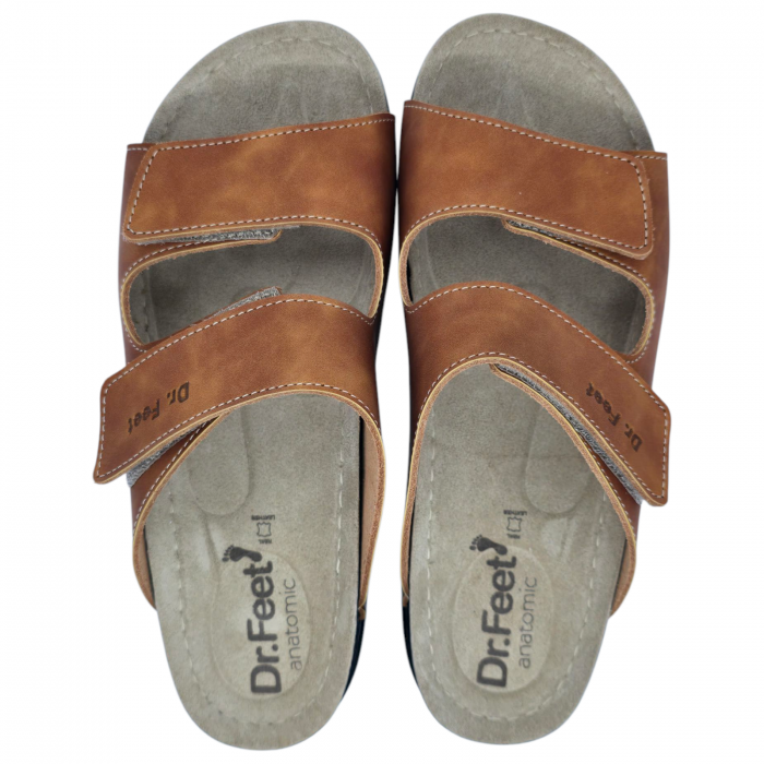 Papuci Dr Feet 8003 maro - barbati [5]