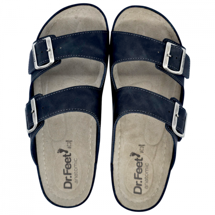 Papuci Dr Feet 8003 negru - barbati [5]