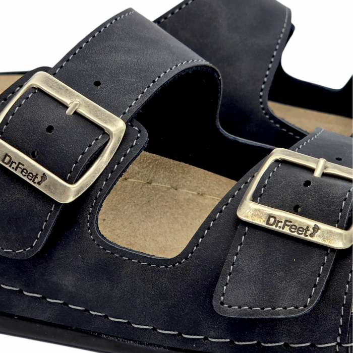Papuci Dr Feet 8003 negru - barbati [3]