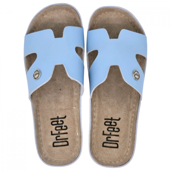Papuci Dr Feet 9000 albastru deschis - dama [5]