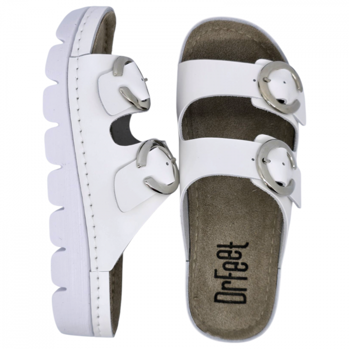 Papuci Dr Feet 9002 alb - dama [6]
