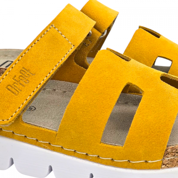 Papuci Dr Feet 9018 galben mustar - dama [5]