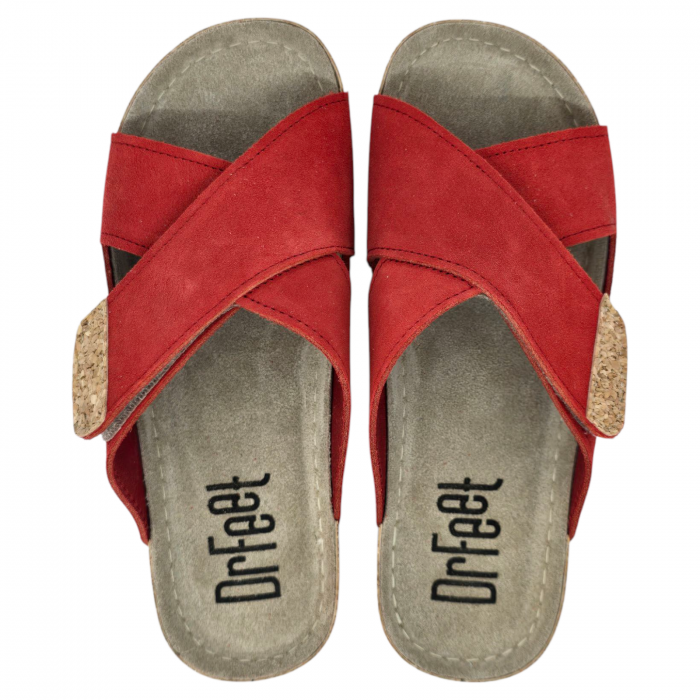 Papuci Dr Feet 9019 rosu - dama [6]
