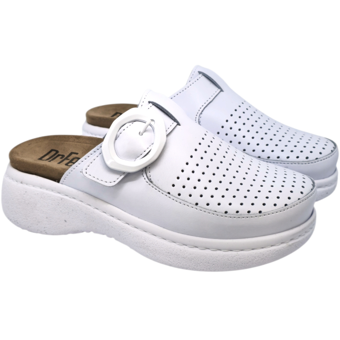 Saboti Dr Feet 21011 alb - dama [2]