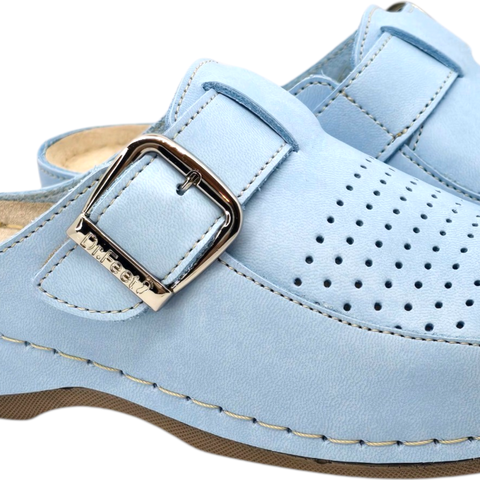 Saboti Dr Feet 2107 albastru deschis - dama [3]