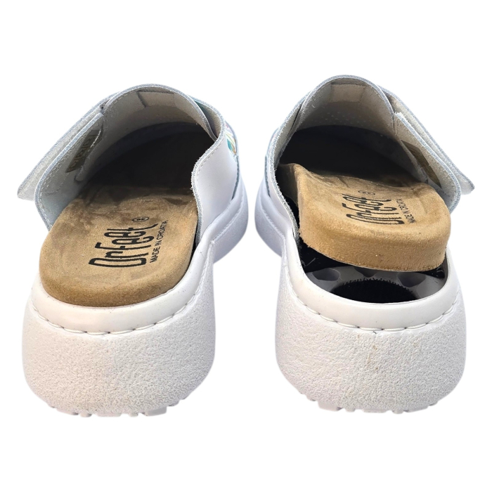 Saboti Dr Feet 21301 alb cu fluturasi - dama [3]