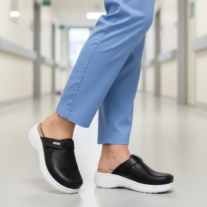 Saboti Dr Feet 21301 negru - dama [8]