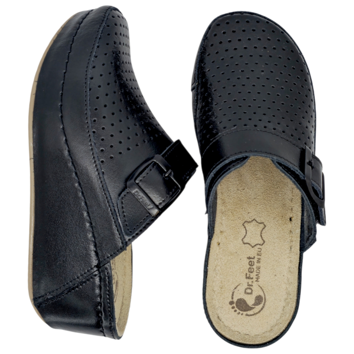 Saboti Dr Feet 3021 negru - dama [7]