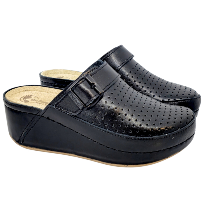 Saboti Dr Feet 3021 negru - dama [2]