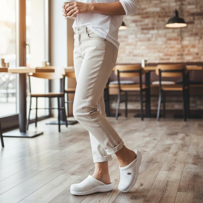 Saboti medicali Doss 100-261 alb - dama [6]