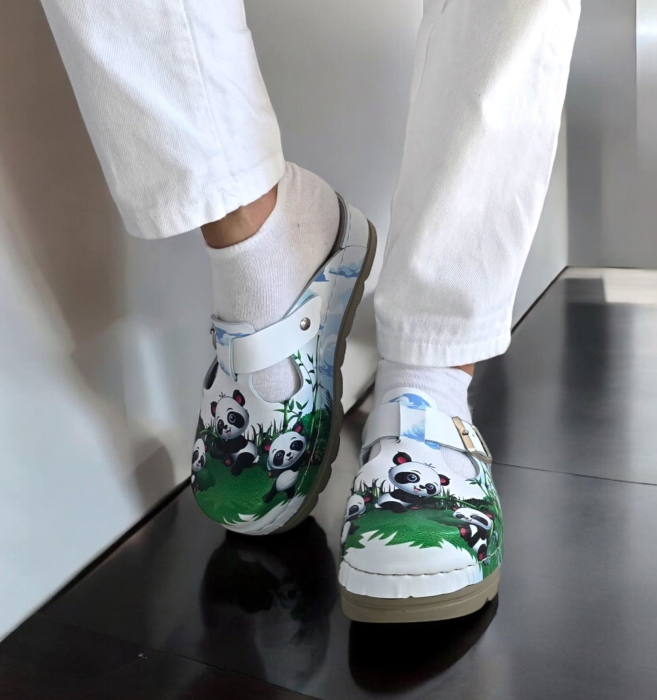 Saboti medicali Doss 516 alb cu panda - dama [5]