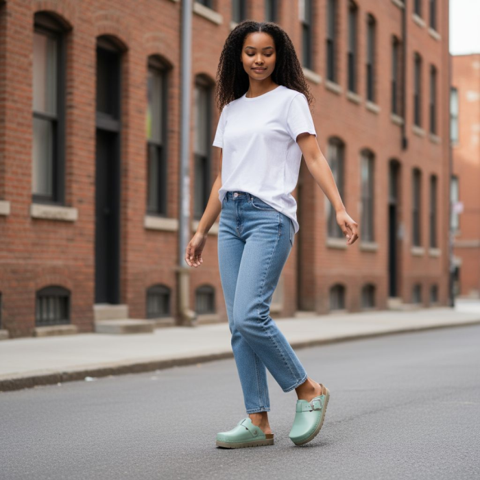 Saboti medicali Doss 613 verde menta - dama [6]