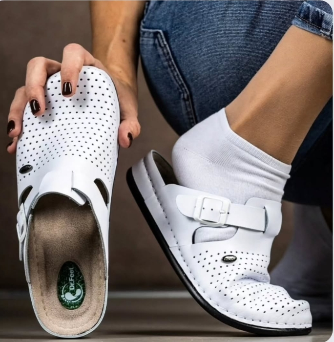 Saboti medicali Dr Feet 1014 alb - dama [6]